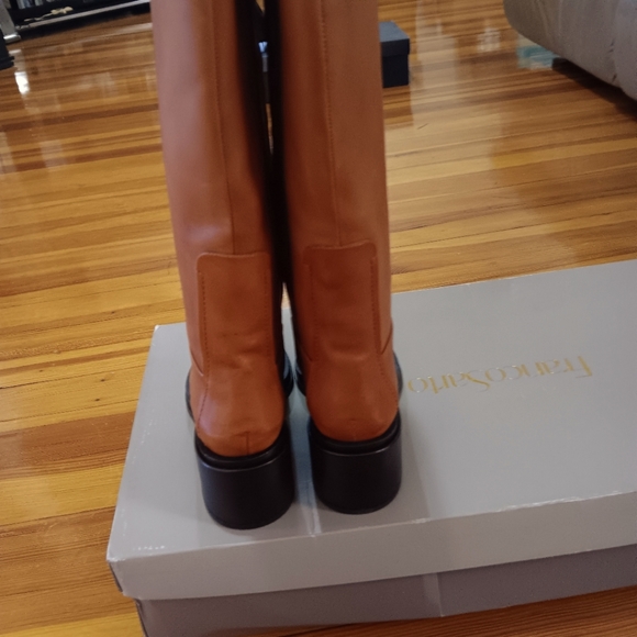 Franco Sarto Brown 2” Heeled Boots - Picture 4 of 13